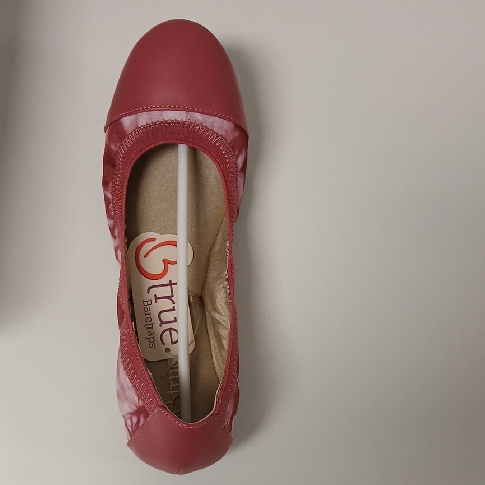 BareTraps Women's Flats in Deep Red